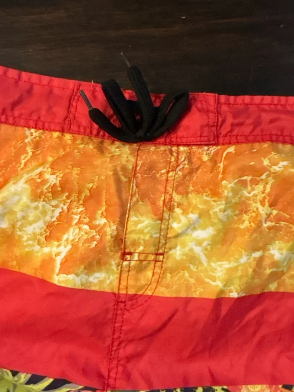 SMITH's American foliage red swim trunks size XL 18/20